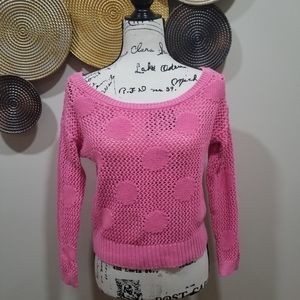 AEROPOSTALE Pink Knitted Sweater Size M....